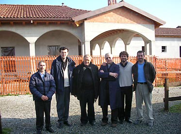 Father Matteo and Father Bruno with Ramias