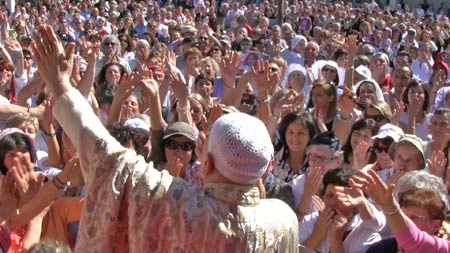 Swami Roberto’s darshan