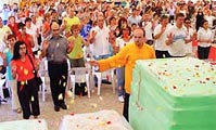 Blessing of the humanitarian aids