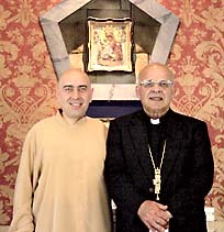 Il nostro Fondatore con Mons. Virginio Fogliazza